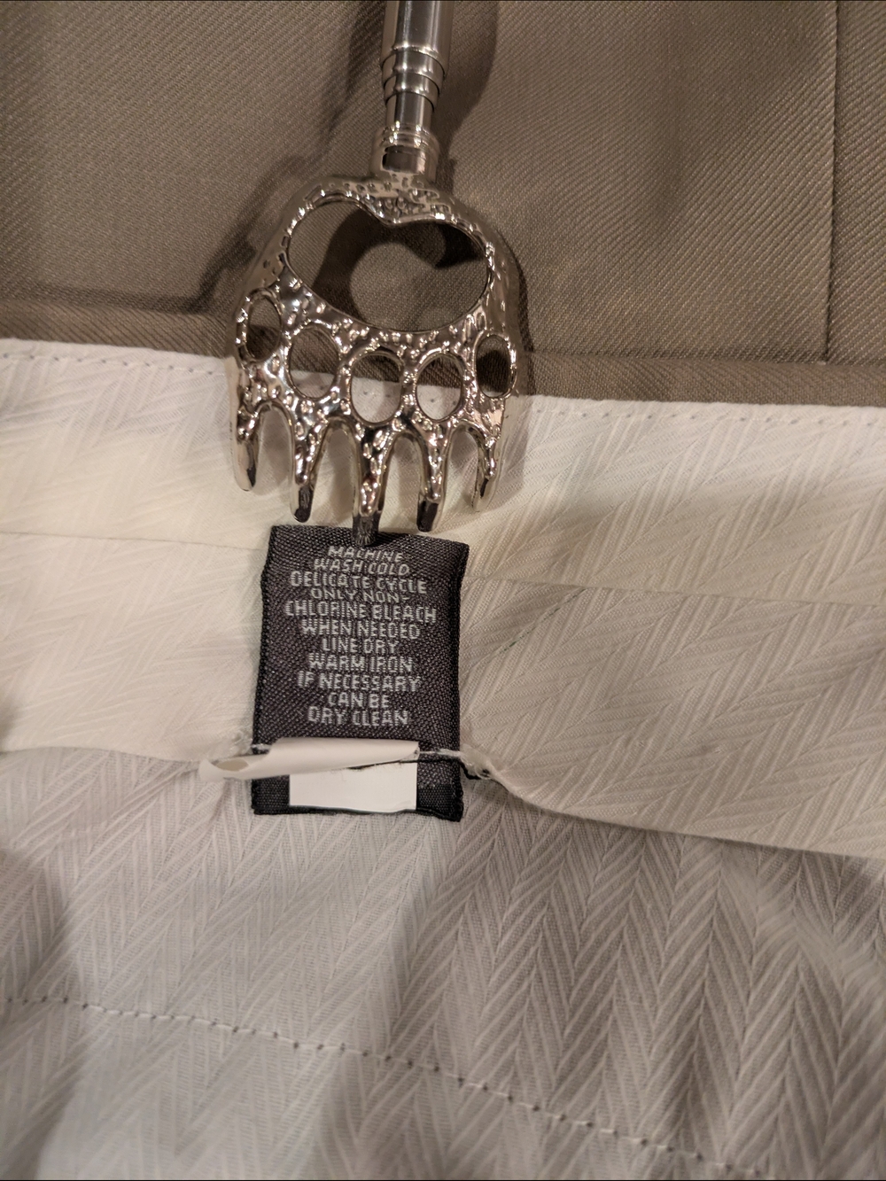 croft & barrow Men's Pleated Dress Pants - Tan - Picture 7 of 8